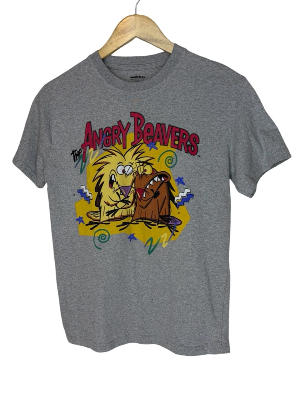 The Angry Beavers Graphic Tee - Gray vintage small Nickelodeon